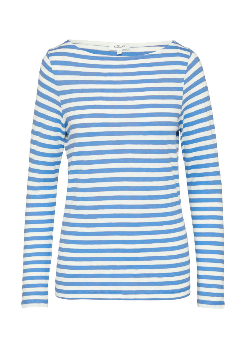 Geringeltes Langarmshirt