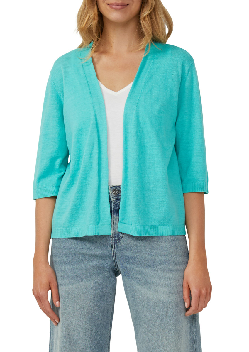 Feinstrickcardigan aus Baumwolle