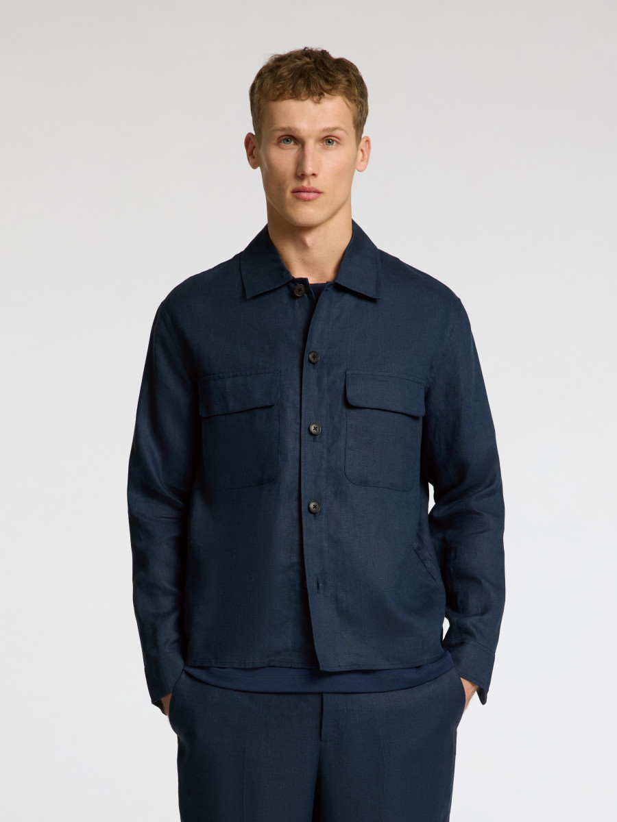 Leinen Overshirt