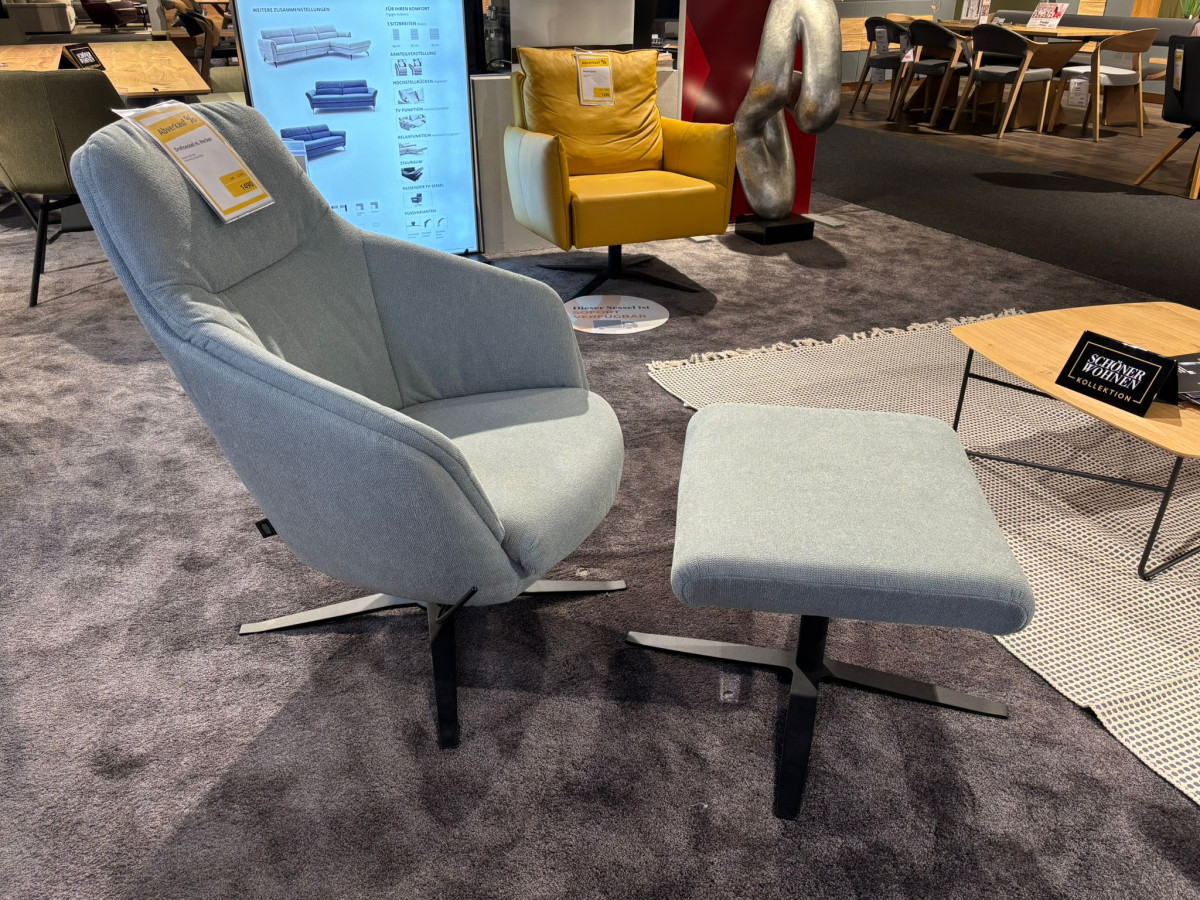 Sessel mit Hocker "Sky"