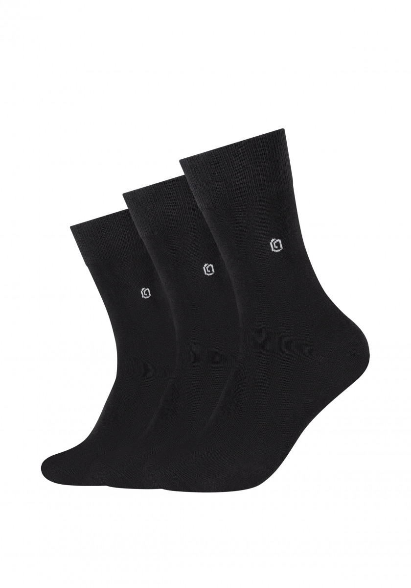 3er Pack Socken schwarz