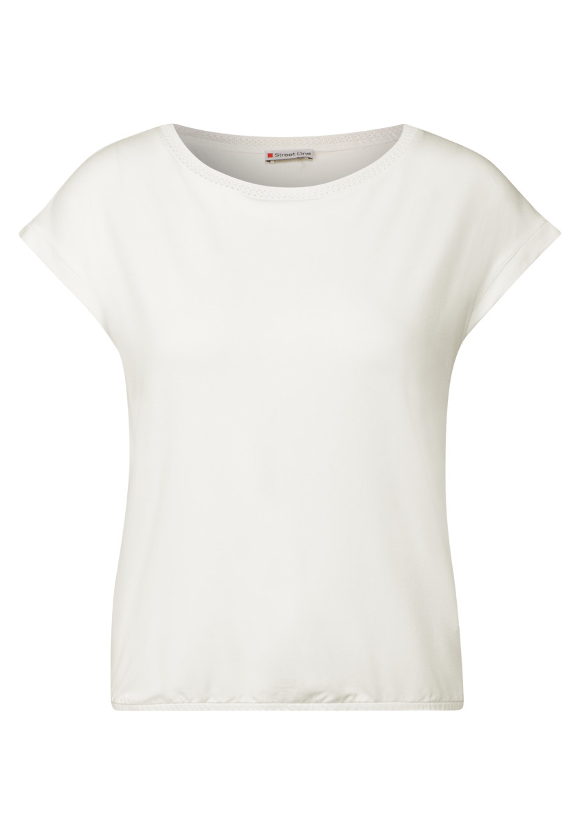 Shirt mit Dekortape weiß