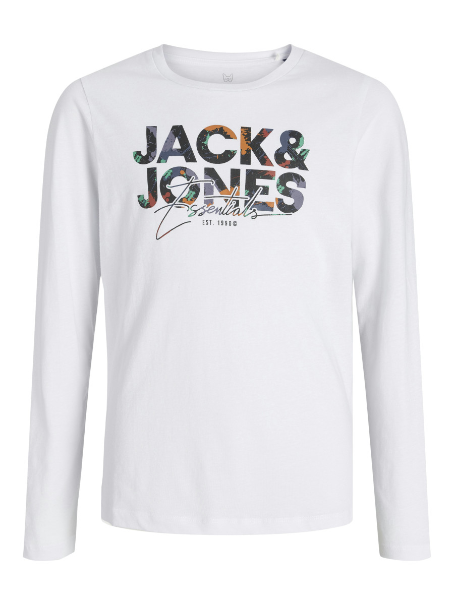 Langarmshirt weiß