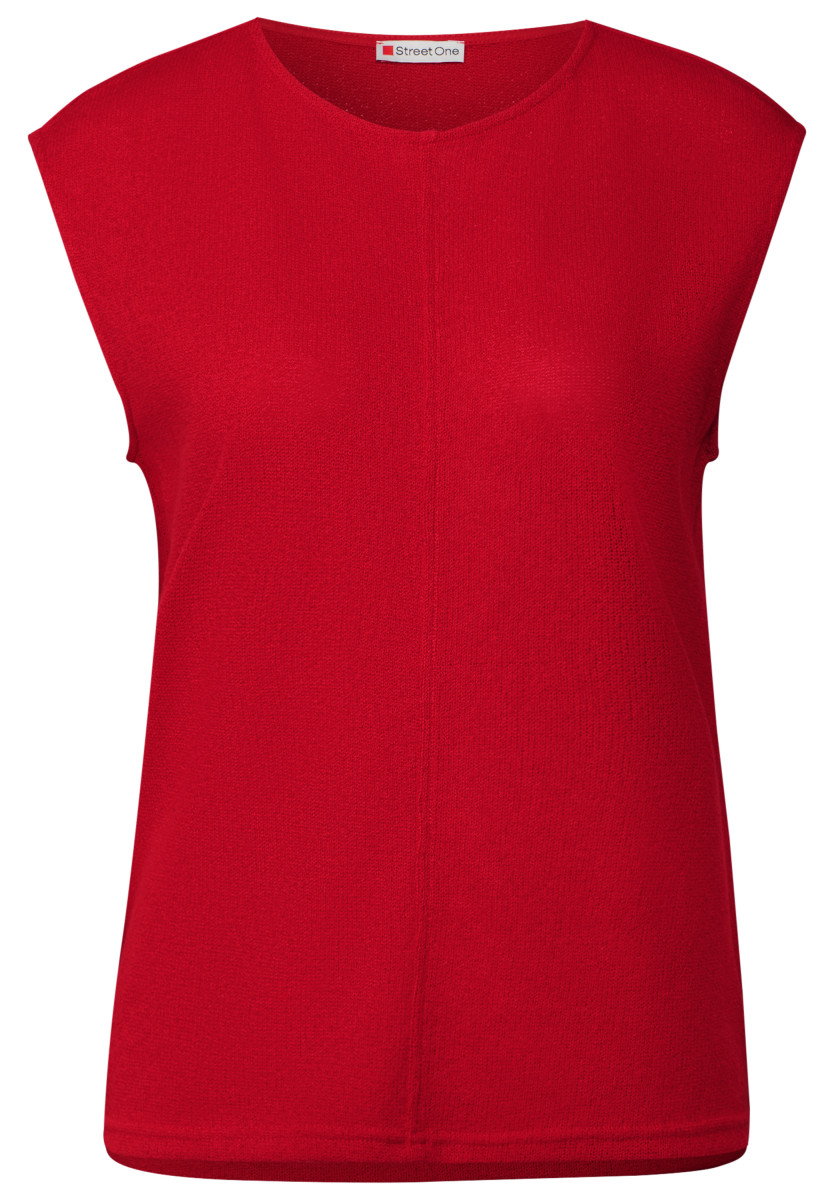 Top im Strick-Look