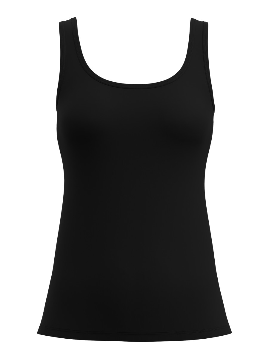 Top ohne Arm schwarz