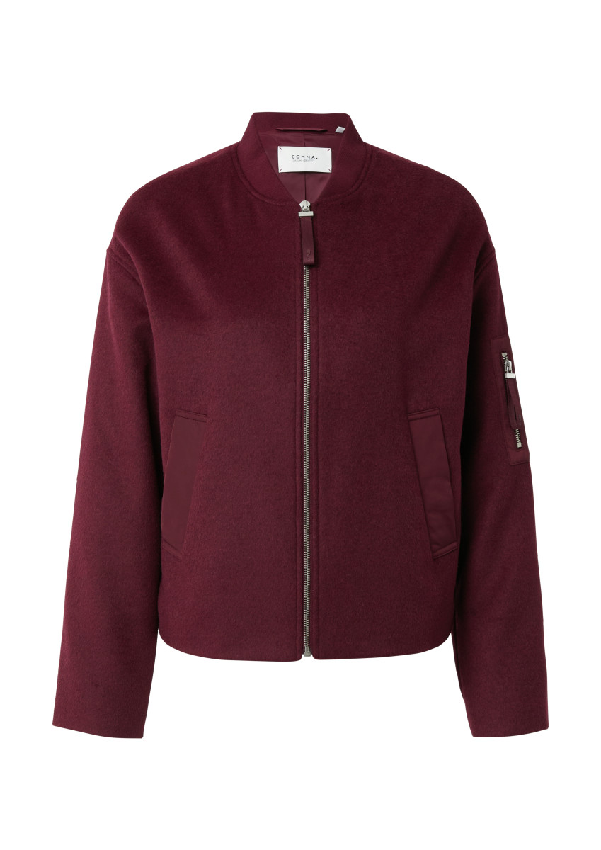 Flanell-Bomberjacke