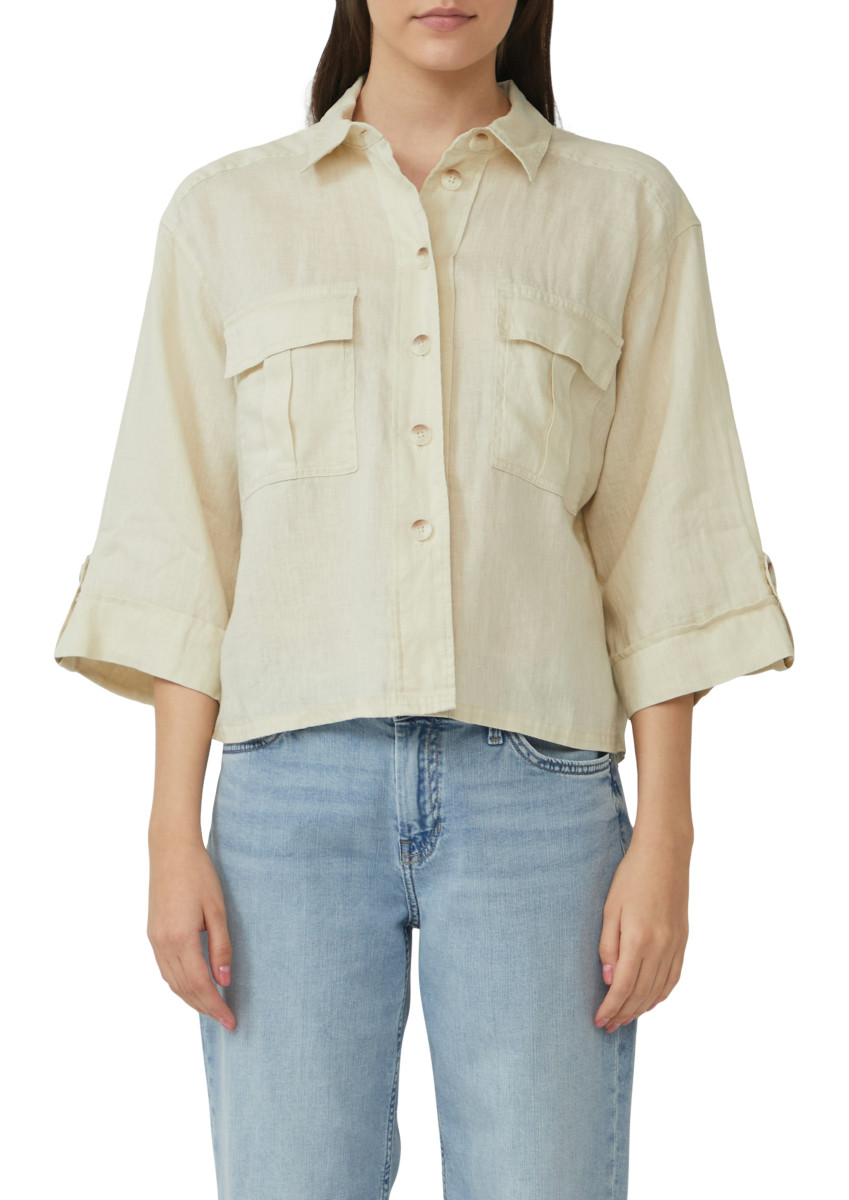 Leinen-Overshirt