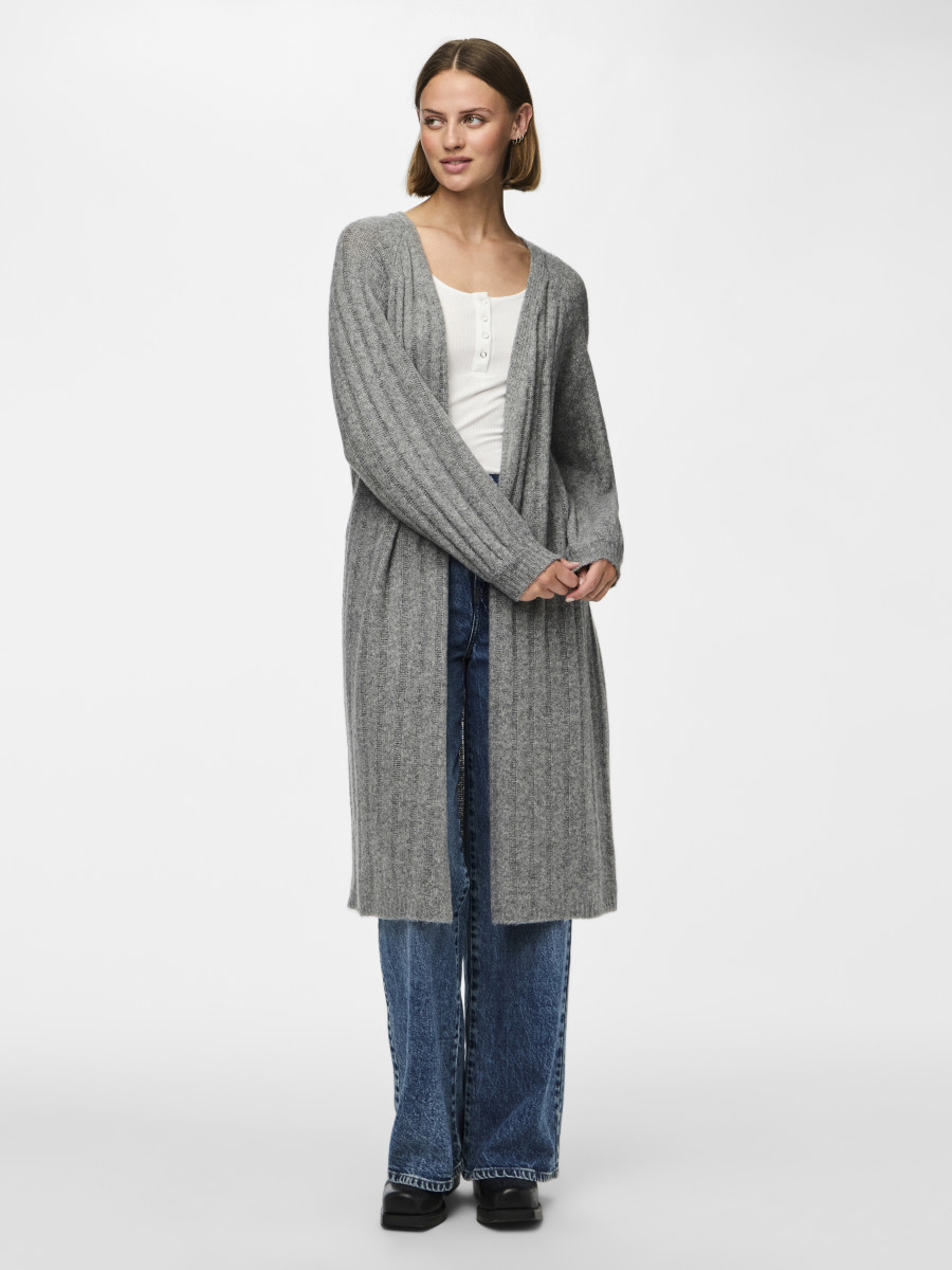 Langer Strickcardigan