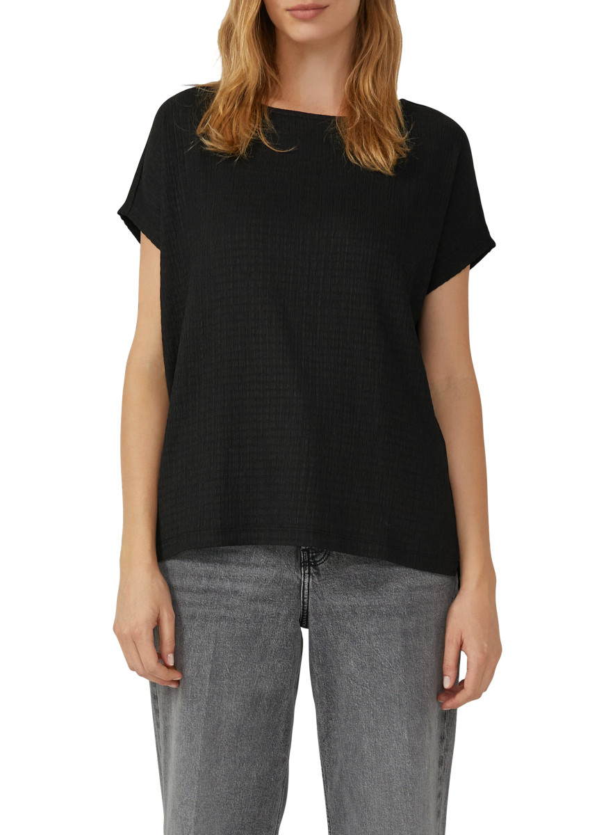 Strukturiertes T-Shirt