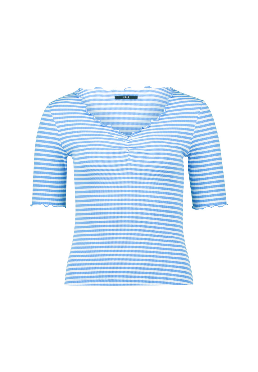 Streifenshirt hellblau