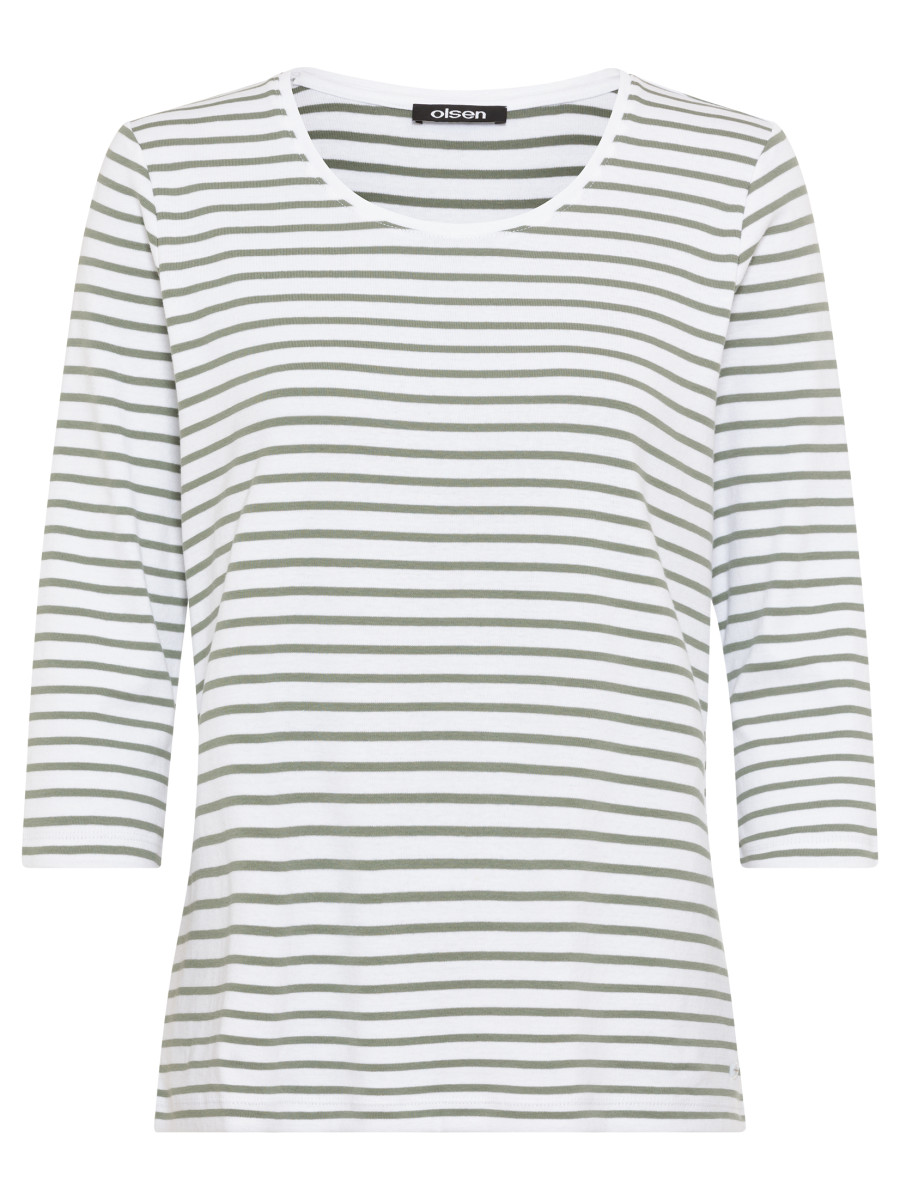 Shirt 3/4-Ärmel khaki