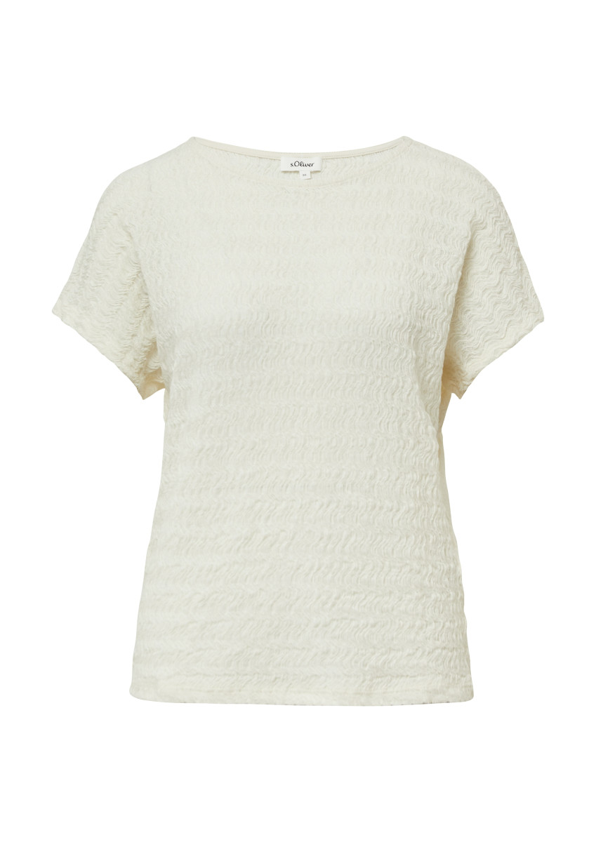 Strukturiertes T-Shirt