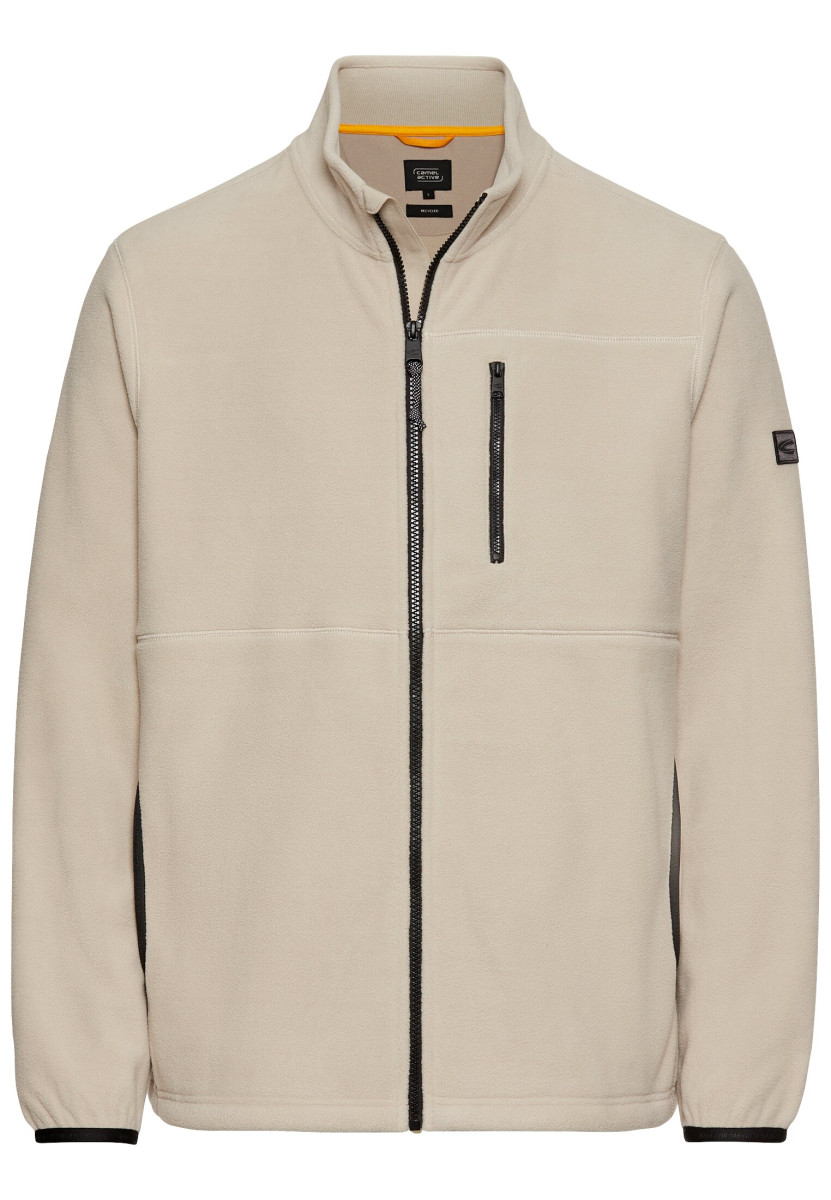 Fleecejacke mit Stehkragen