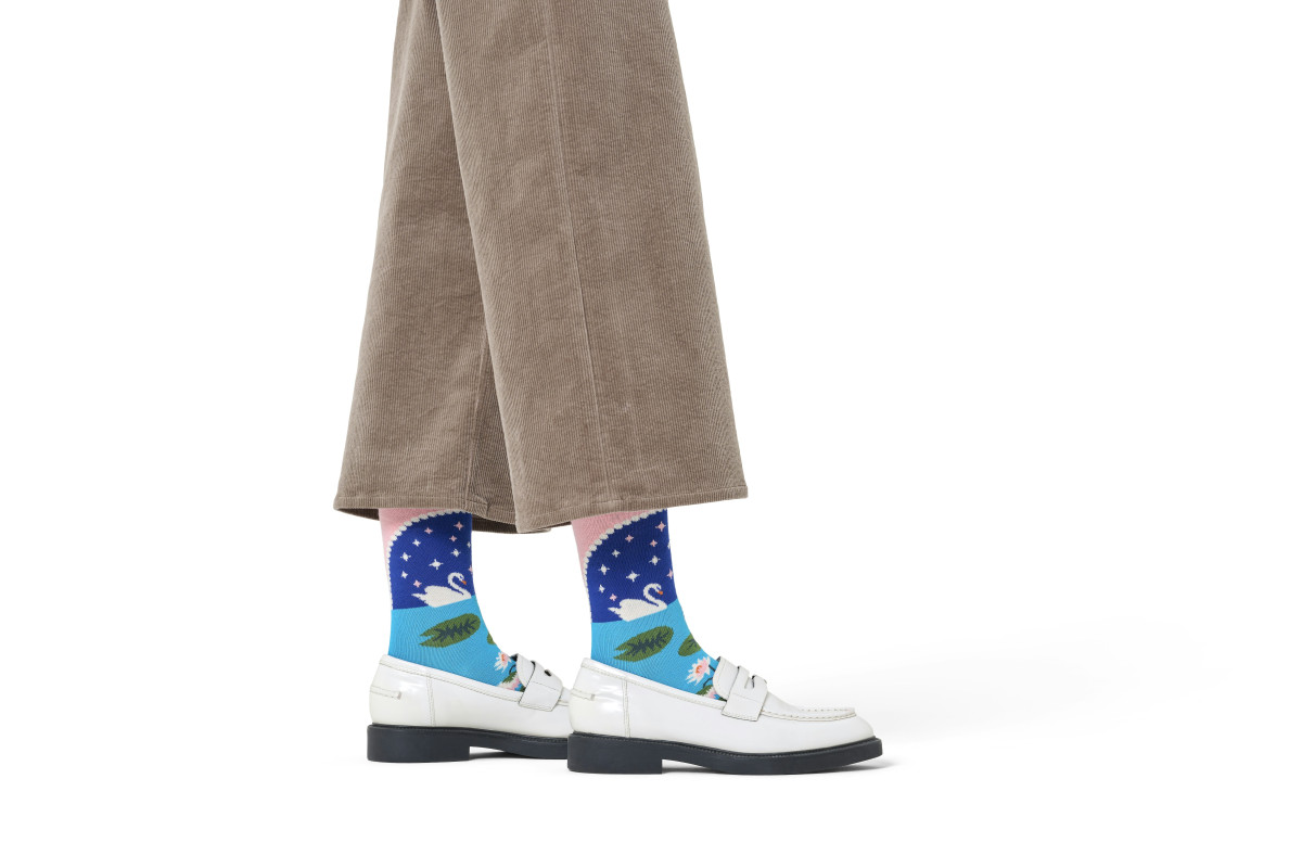 Socken "Swan Lake"