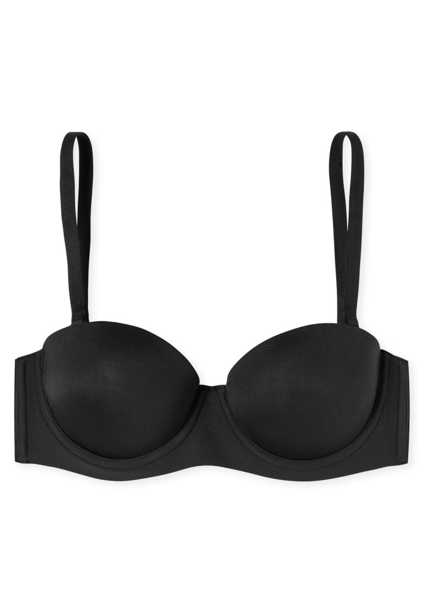 Bandeau mit Schale schwarz