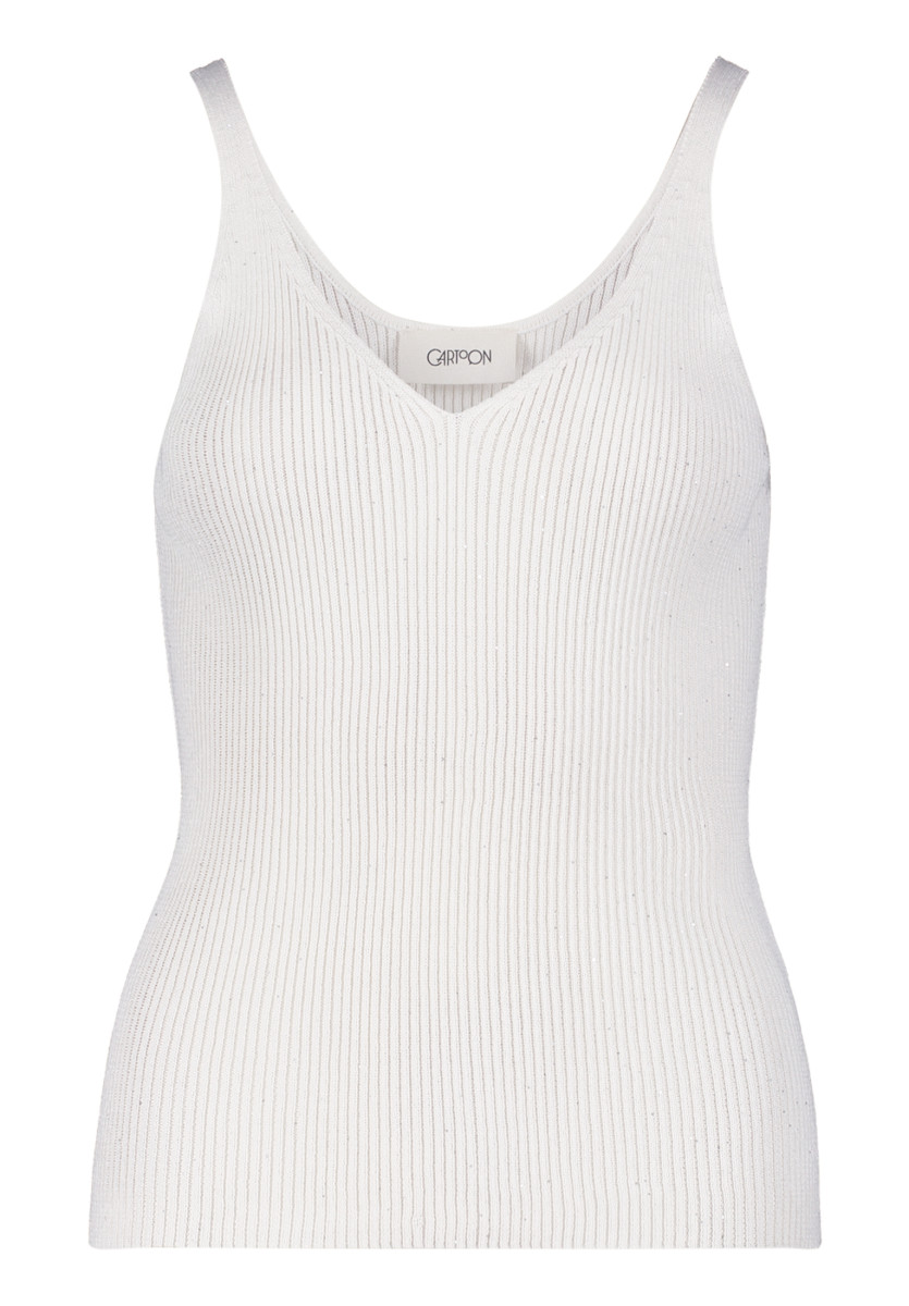 Strick-Top beige