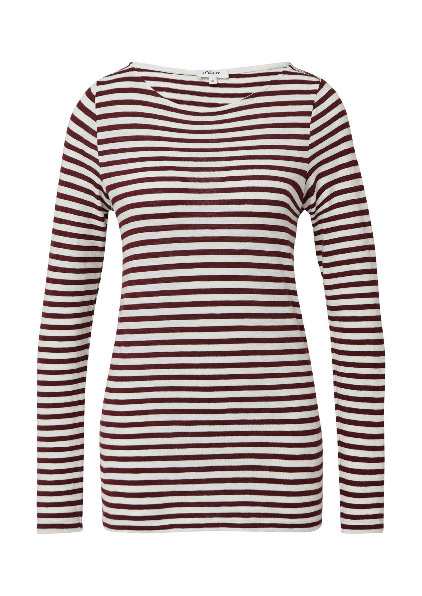 Lässiges Langarmshirt braun