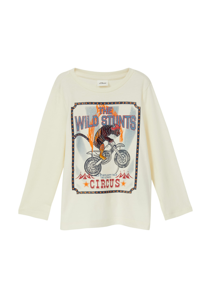 Baumwoll-Langarmshirt