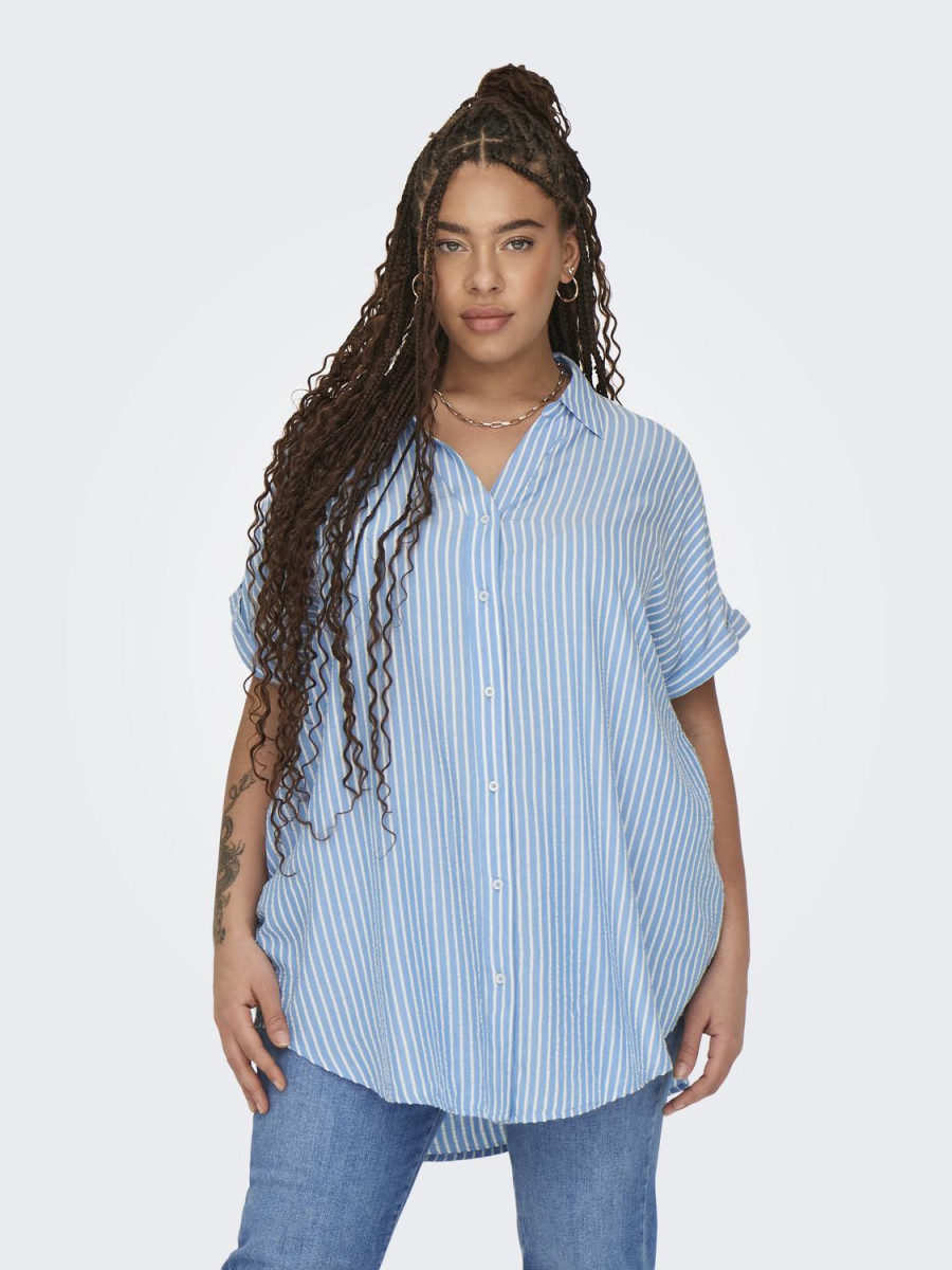 Loose Fit Curvy Bluse