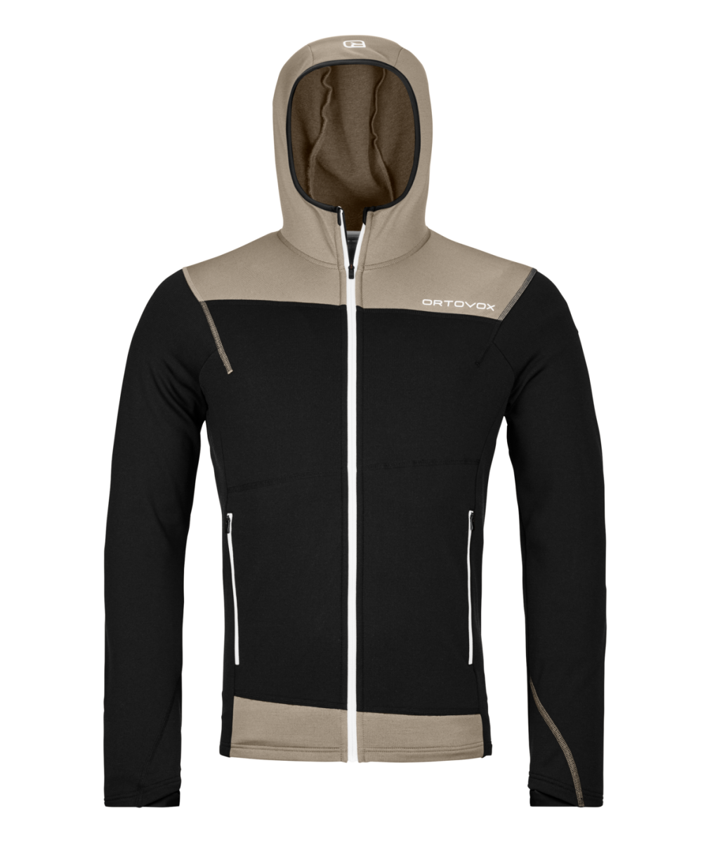 Fleece-Hoody beige