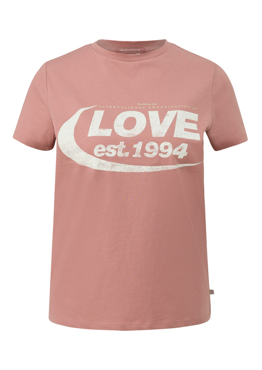 Baumwollshirt mit Frontprint