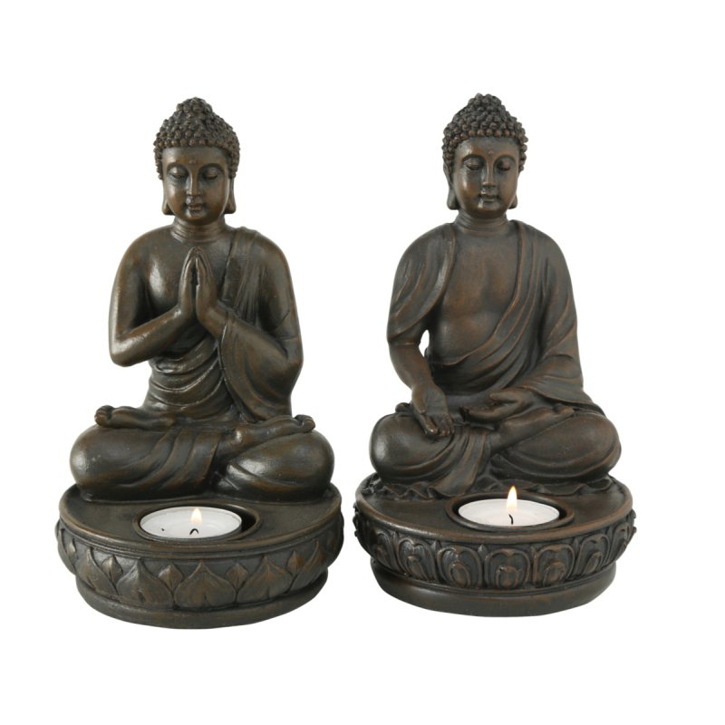 Teelichthalter "Buddha"