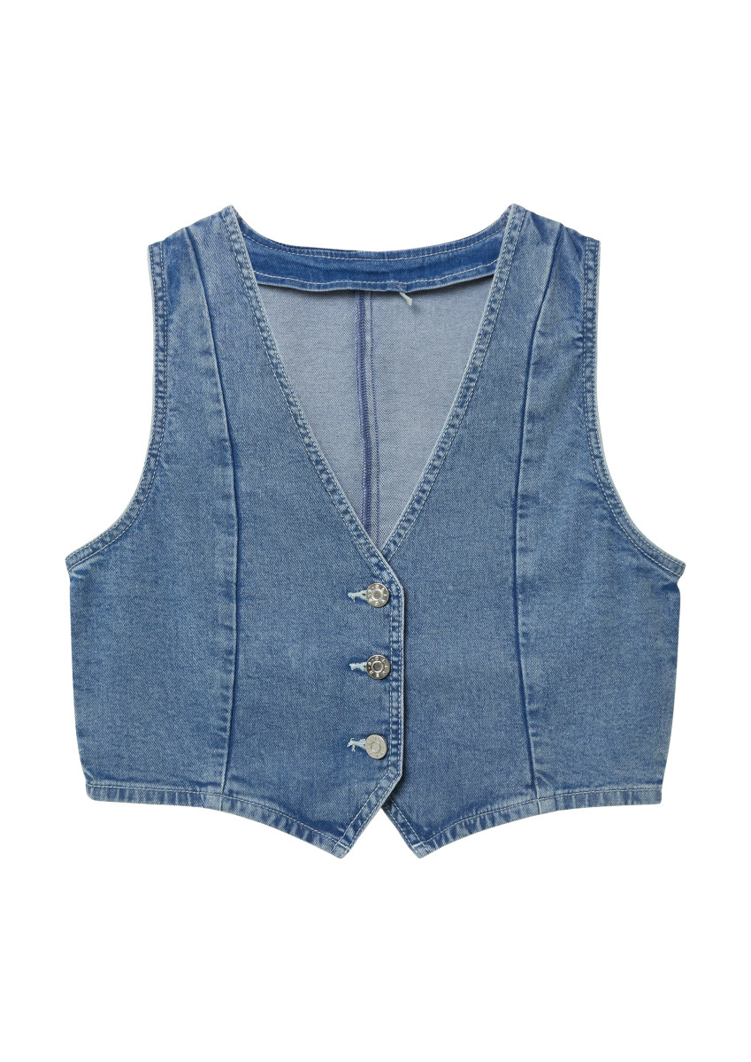 Denim-Weste