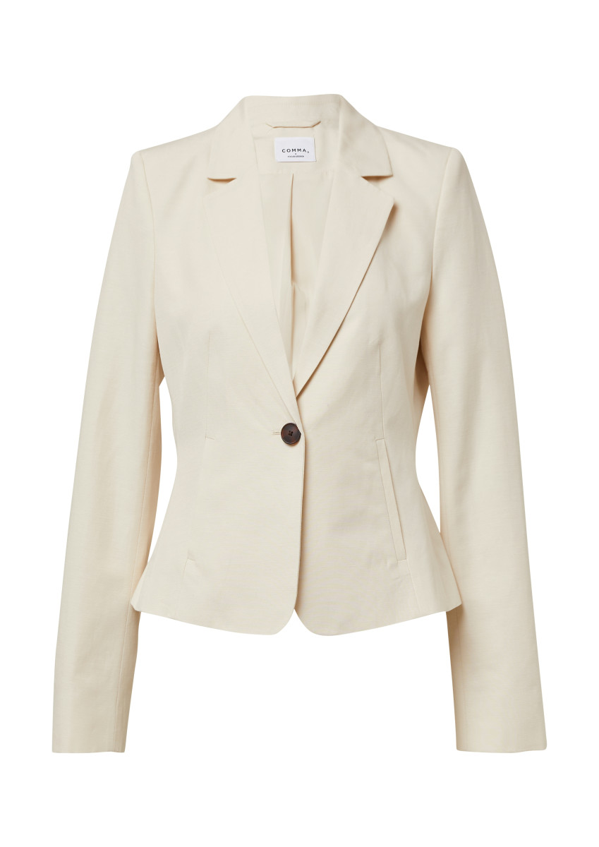 Leinenblazer im Relaxed Fit