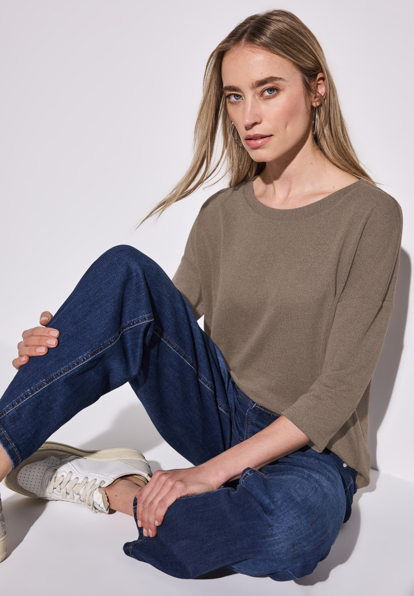 Strick-Look Shirt