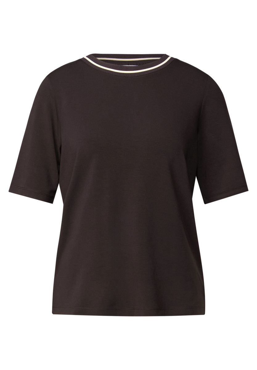 Shirt mit Rippdetail