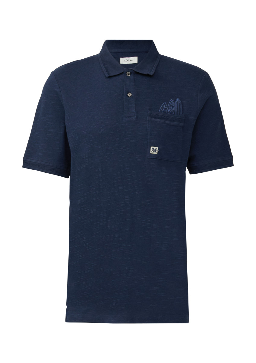 Polo-Shirt dunkelblau