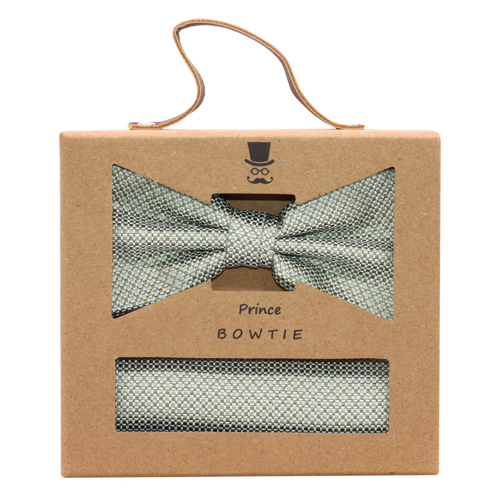 Set Fliege + Einstecktuch mint