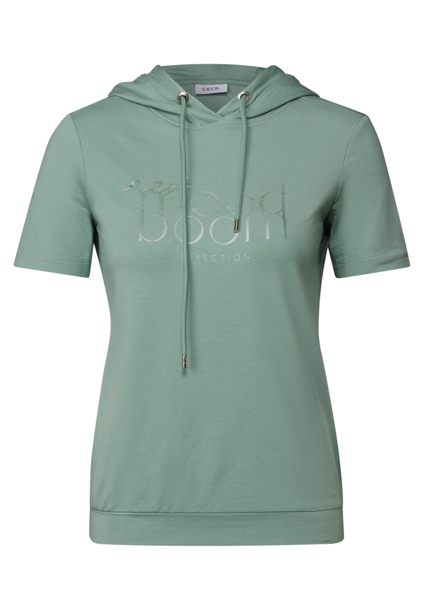 T-Shirt mit Kapuze Grün