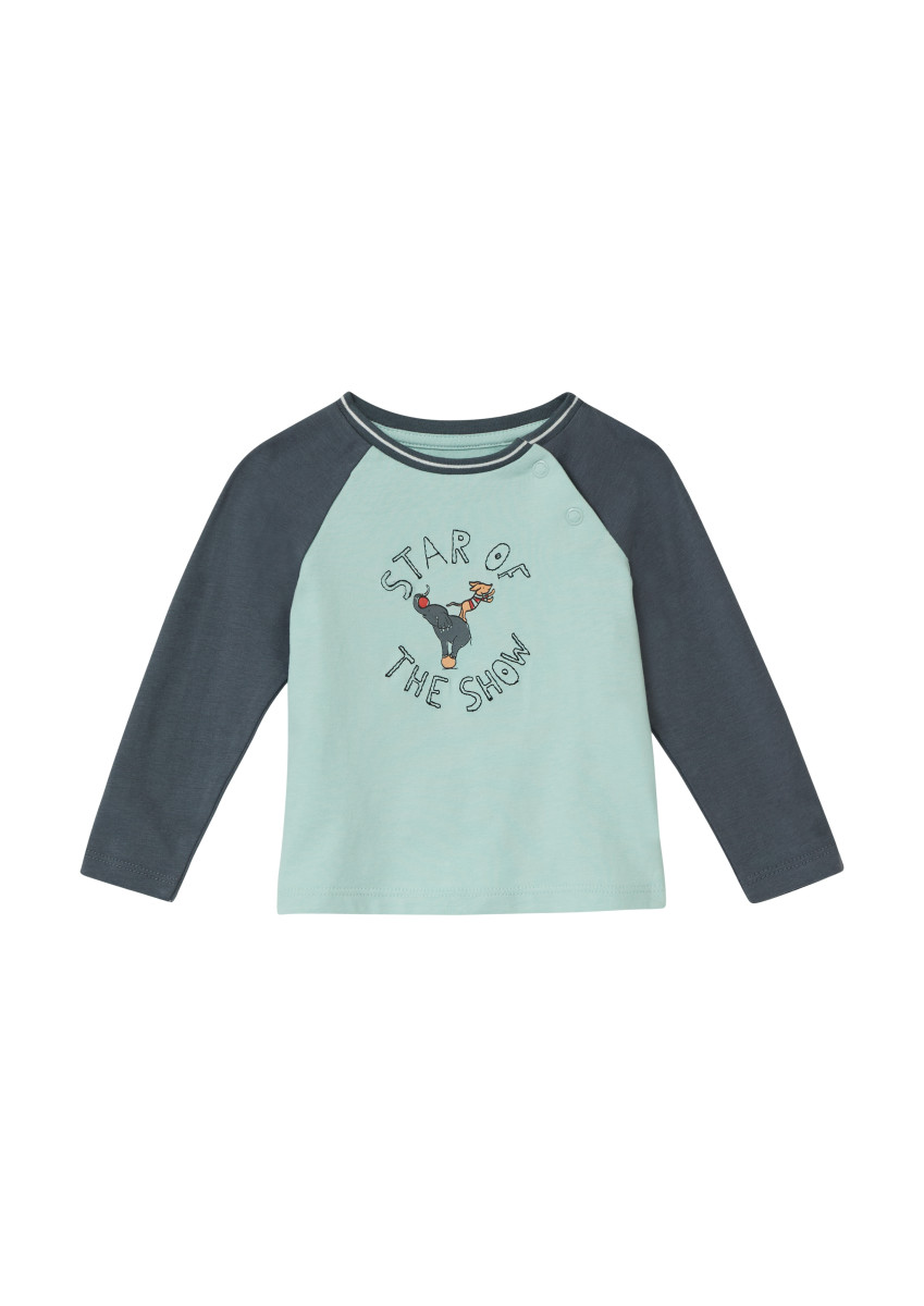 Langarmshirt mit Stickerei
