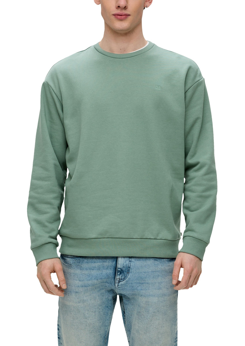 Sweatshirt mit Logo-Stickerei