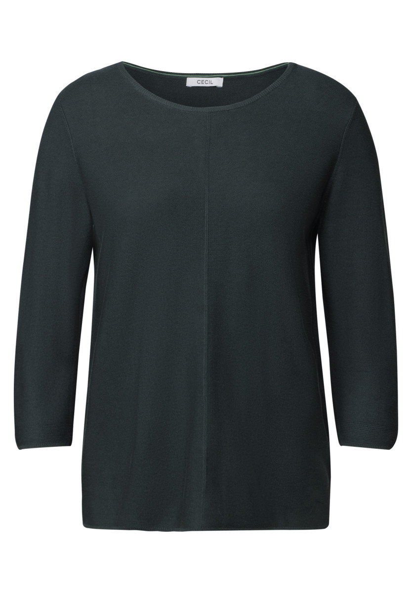 Strukturpullover khaki