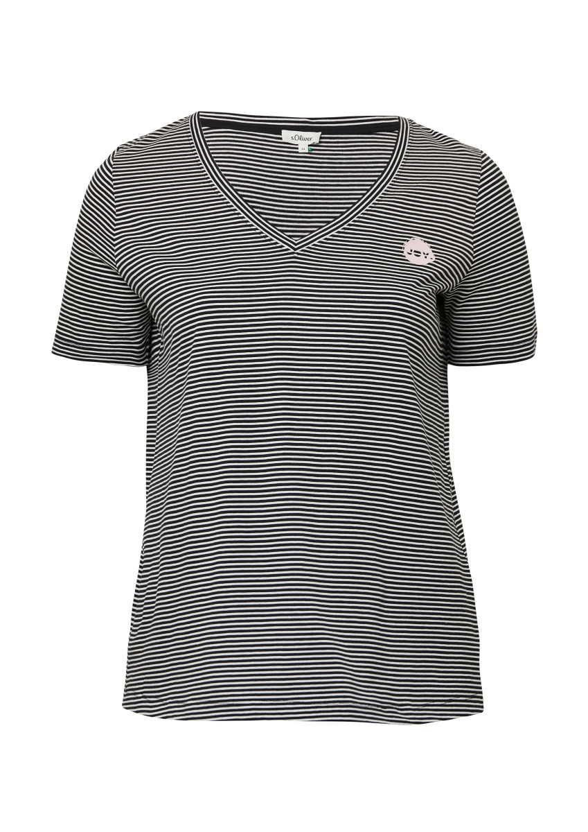 T-Shirt mit Print-Detail