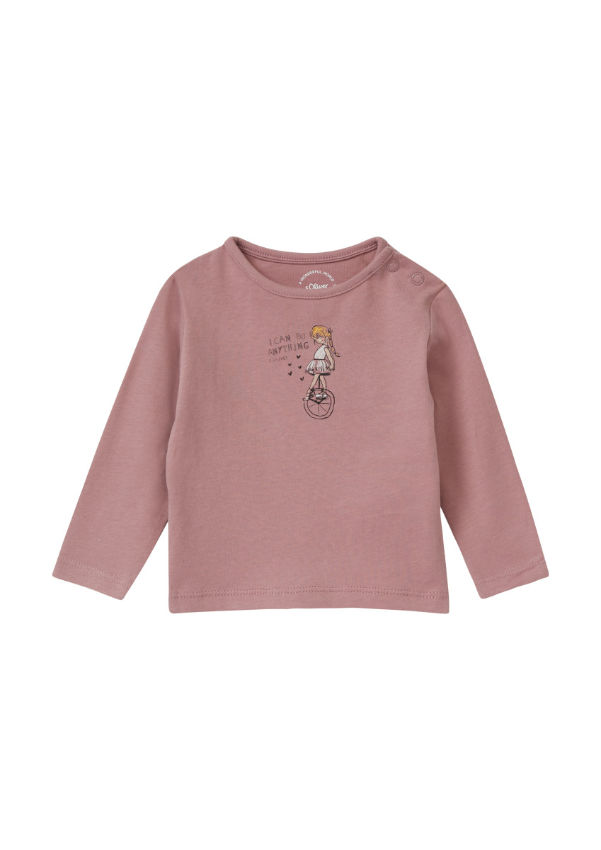 Baumwoll-Langarmshirt
