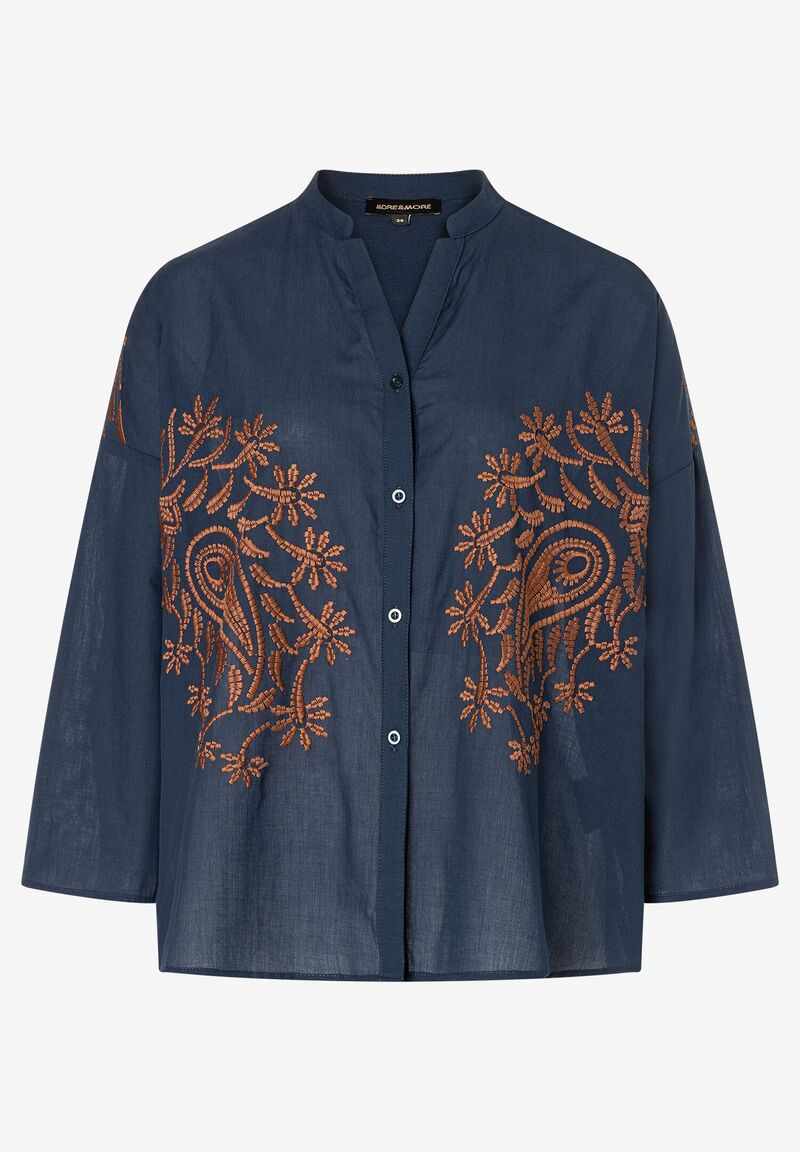 Bluse mit Stickerei